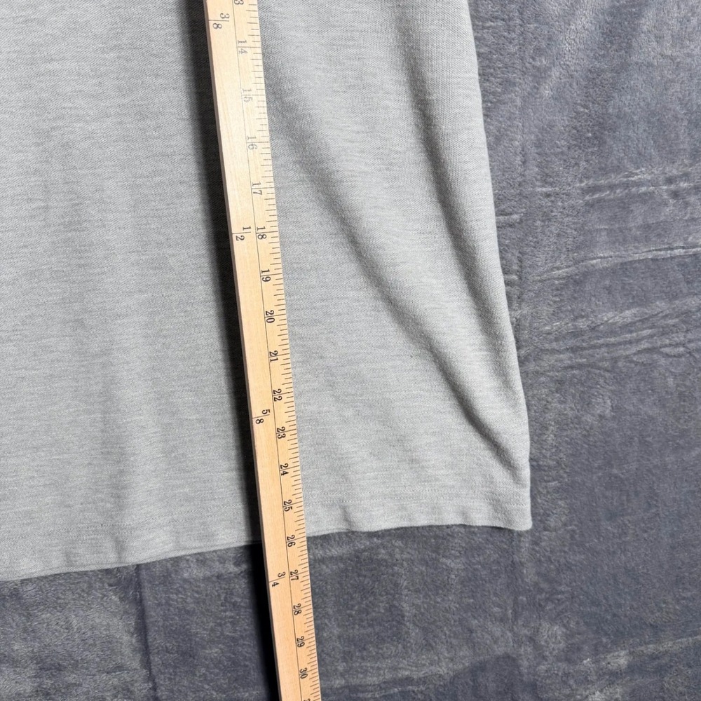 Tommy Hilfiger Mens Polo Shirt M Gray Short Sleeve Tipped Collar Logo - Picture 2 of 7